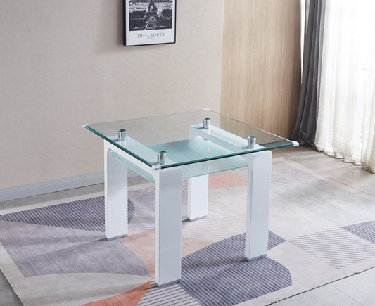 Elegant Square Fusion Dining Table