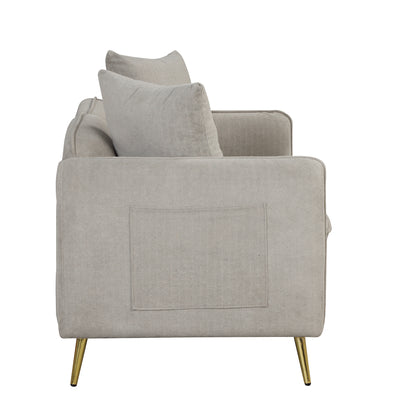 Elegant Comfort Velvet Sofa Set