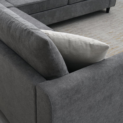 Luxury Comfort Living: Modern L-Shaped Sectional Sofa