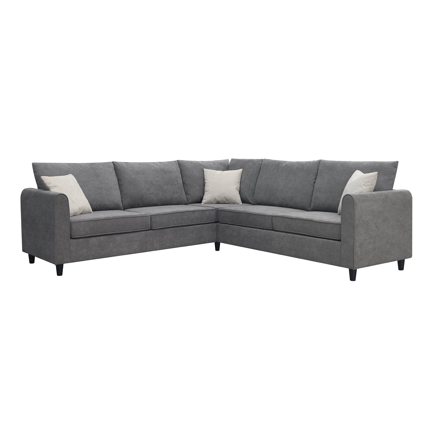 Luxury Comfort Living: Modern L-Shaped Sectional Sofa