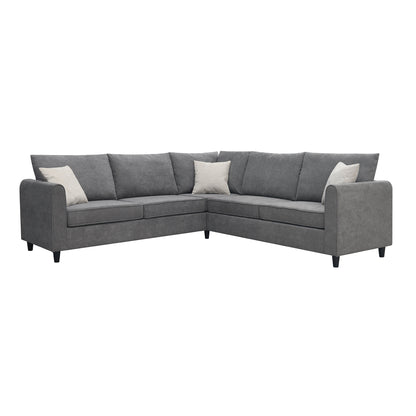 Luxury Comfort Living: Modern L-Shaped Sectional Sofa