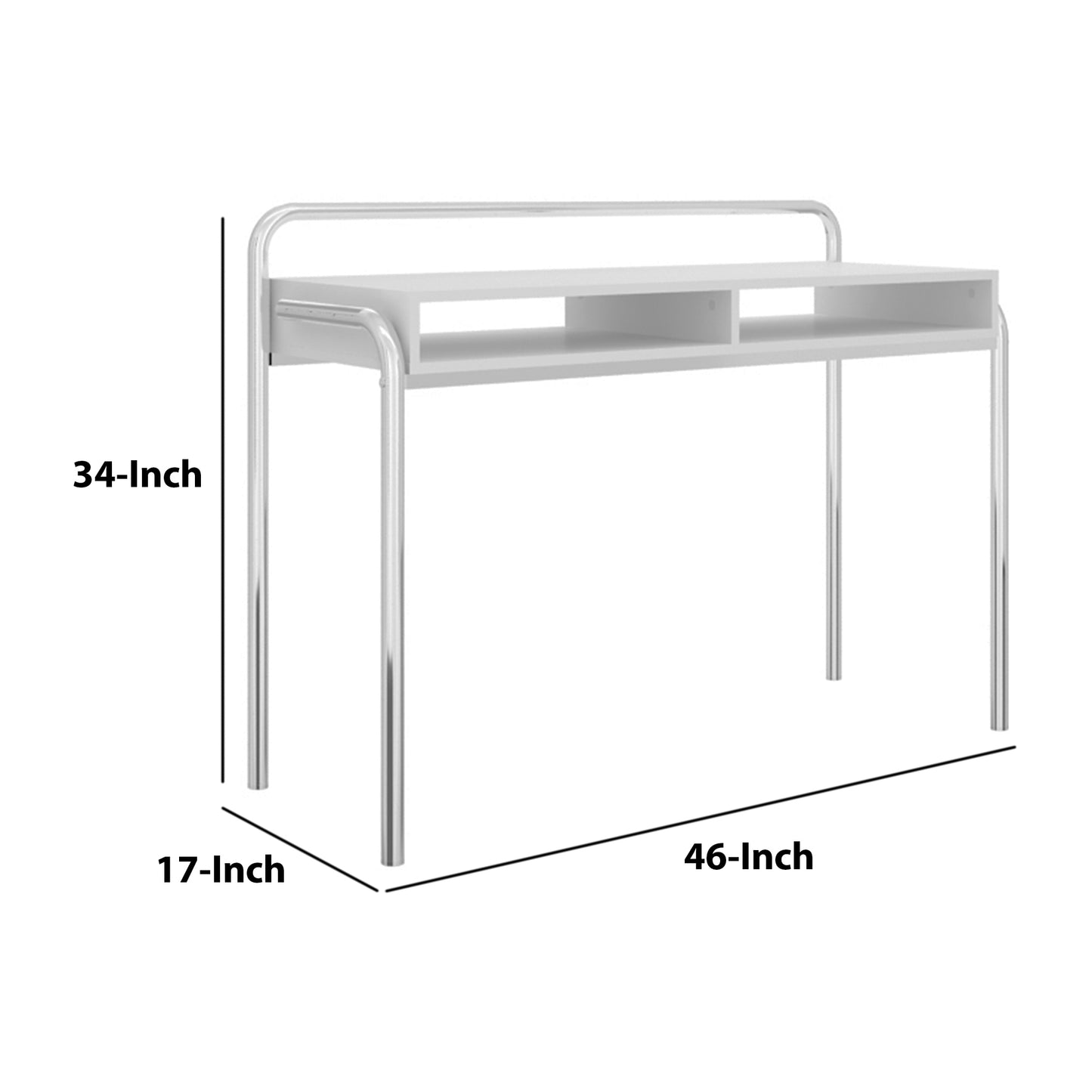 Chrome Line Office Desk