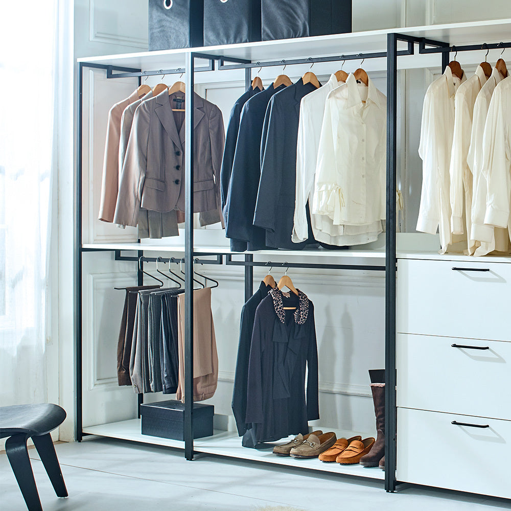 EleganceWood Walk-In Closet Organizer