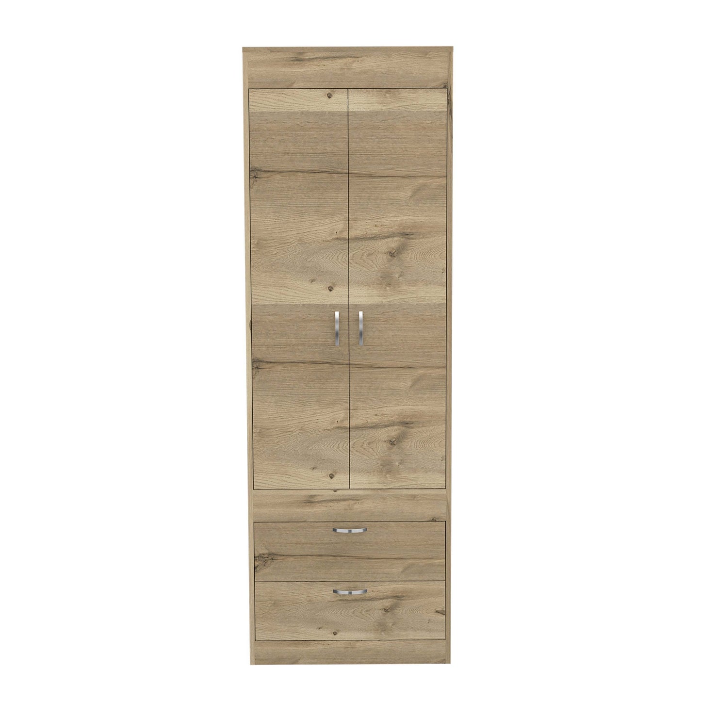 Grove 2-Drawer Armoire - Light Oak