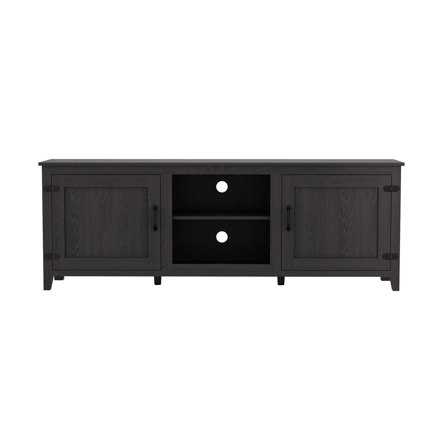 Elegant Ebony Entertainment Hub