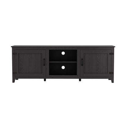 Elegant Ebony Entertainment Hub