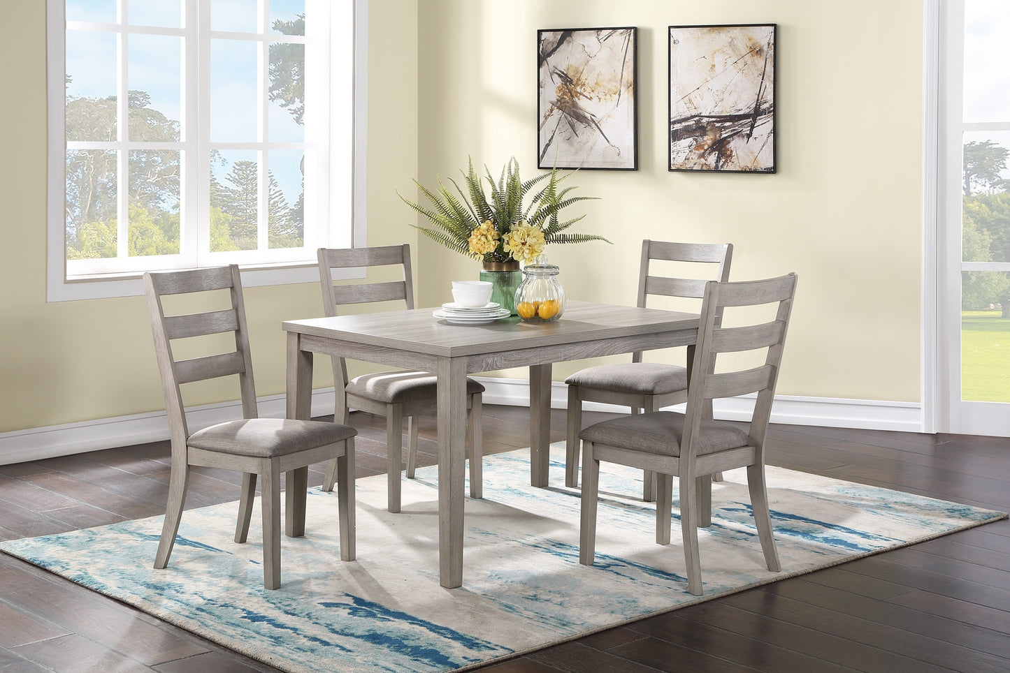 Elegant Harmony 5pc Dining Set