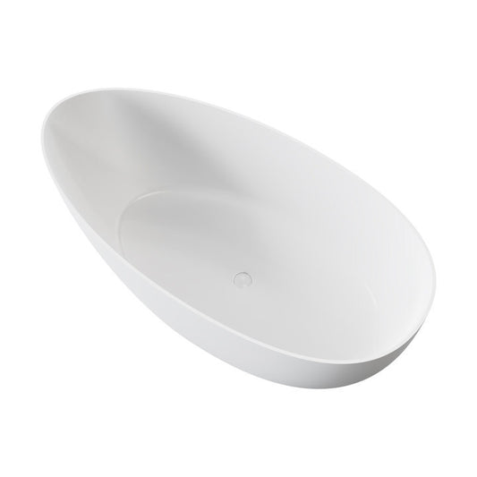 Mystic 47" Acrylic Freestanding Soaking Bathtub  - White