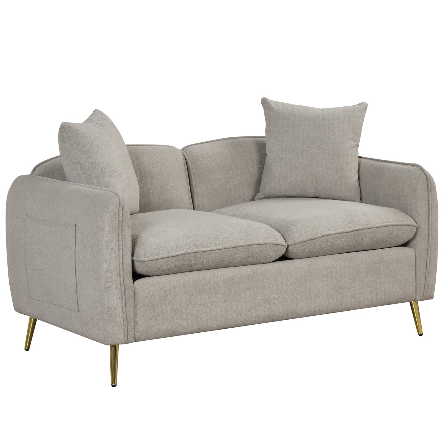 Elegant Comfort Velvet Sofa Set