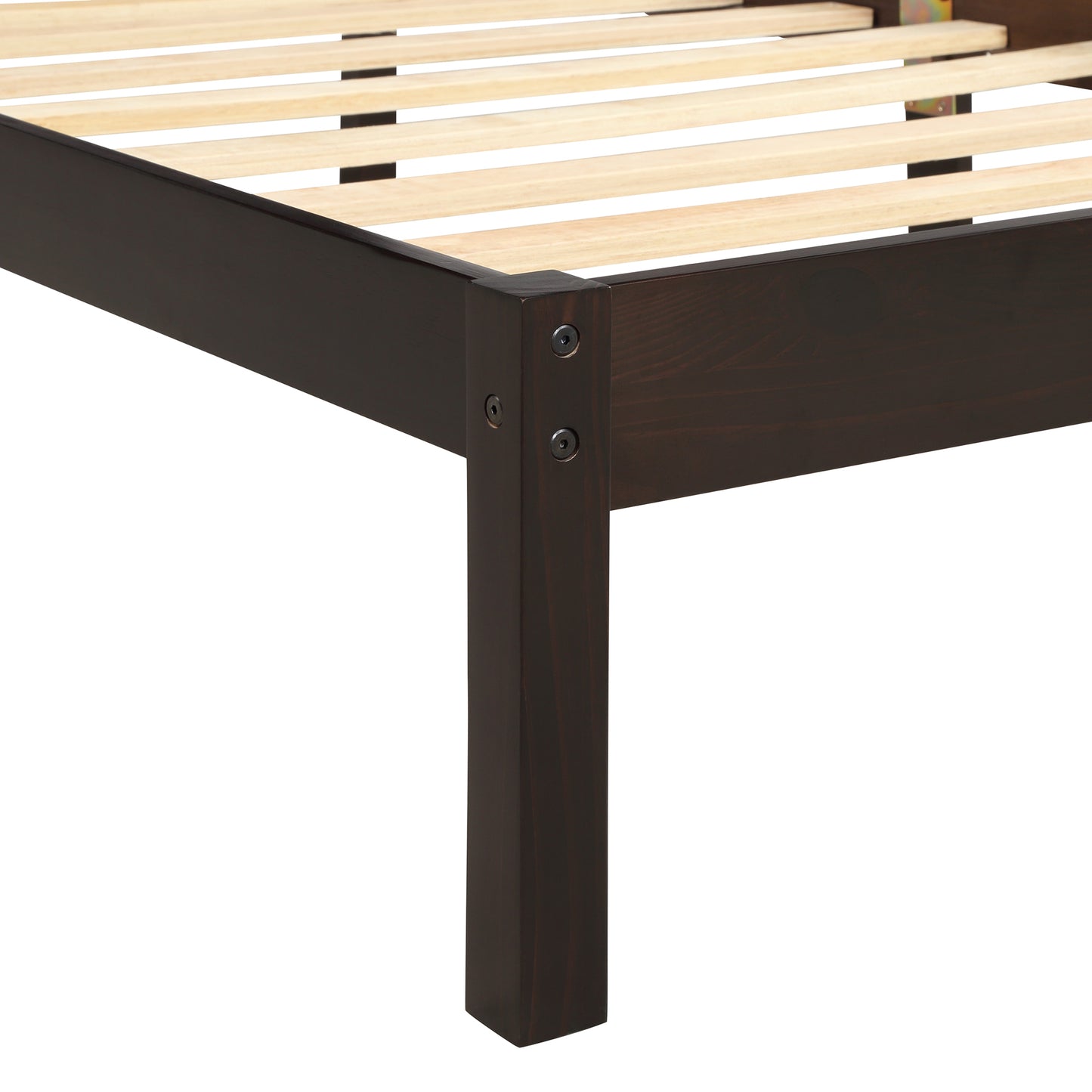 Rhoda Queen Size Platform Bed Frame - Espresso
