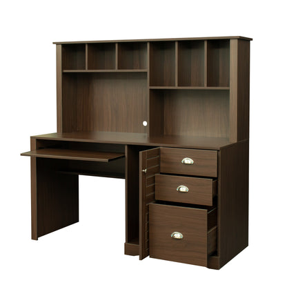 Walnut Haven Computer Desk