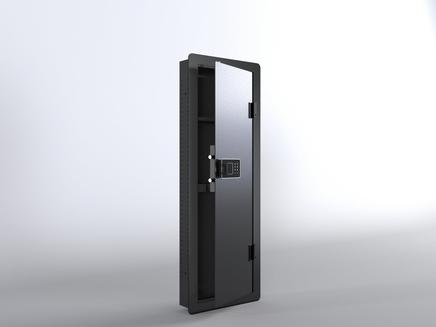 In Wall Gun Safe Keypad Entry - Black