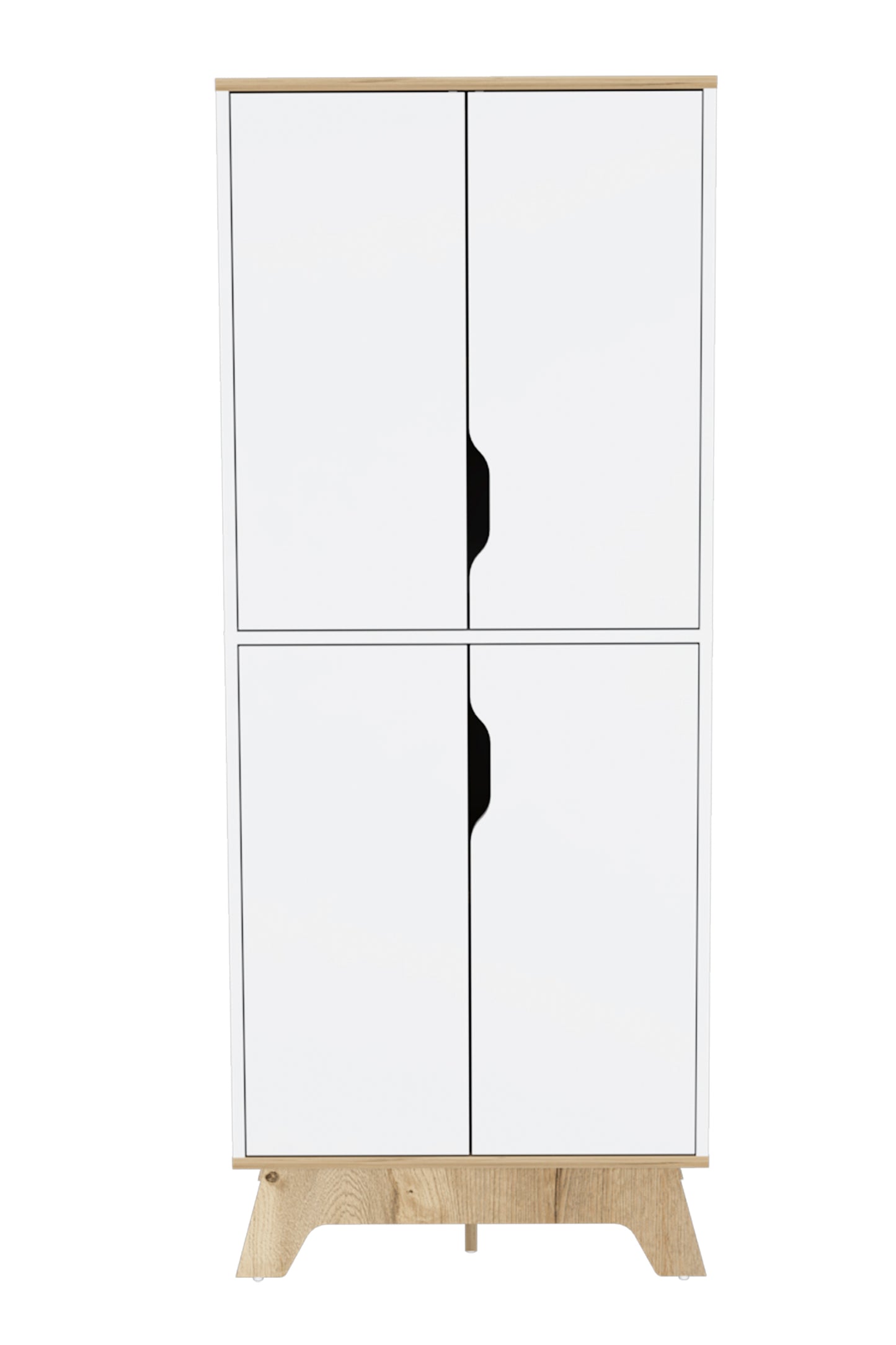 OakWhite Kitchen Pantry