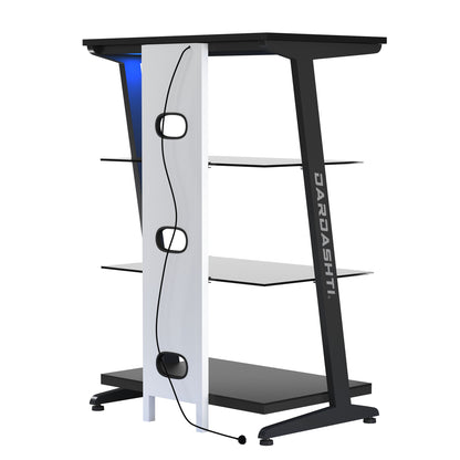 Azure Gaming Shelve - White