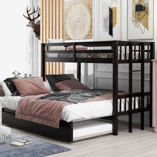 Espresso Dream Twin Trundle Bunk Bed