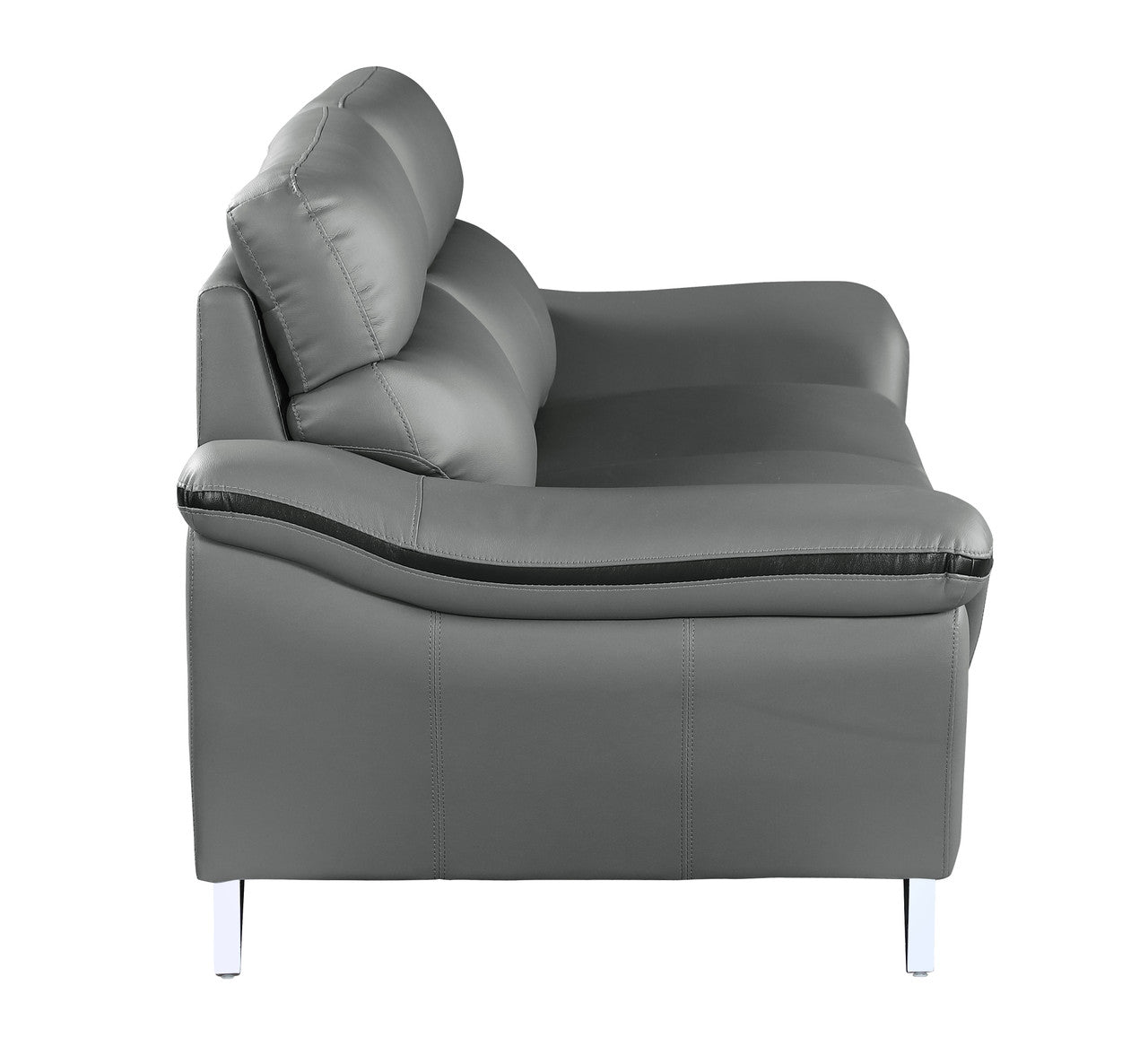 Celestial Genuine Leather Loveseat