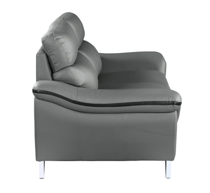 Celestial Genuine Leather Loveseat