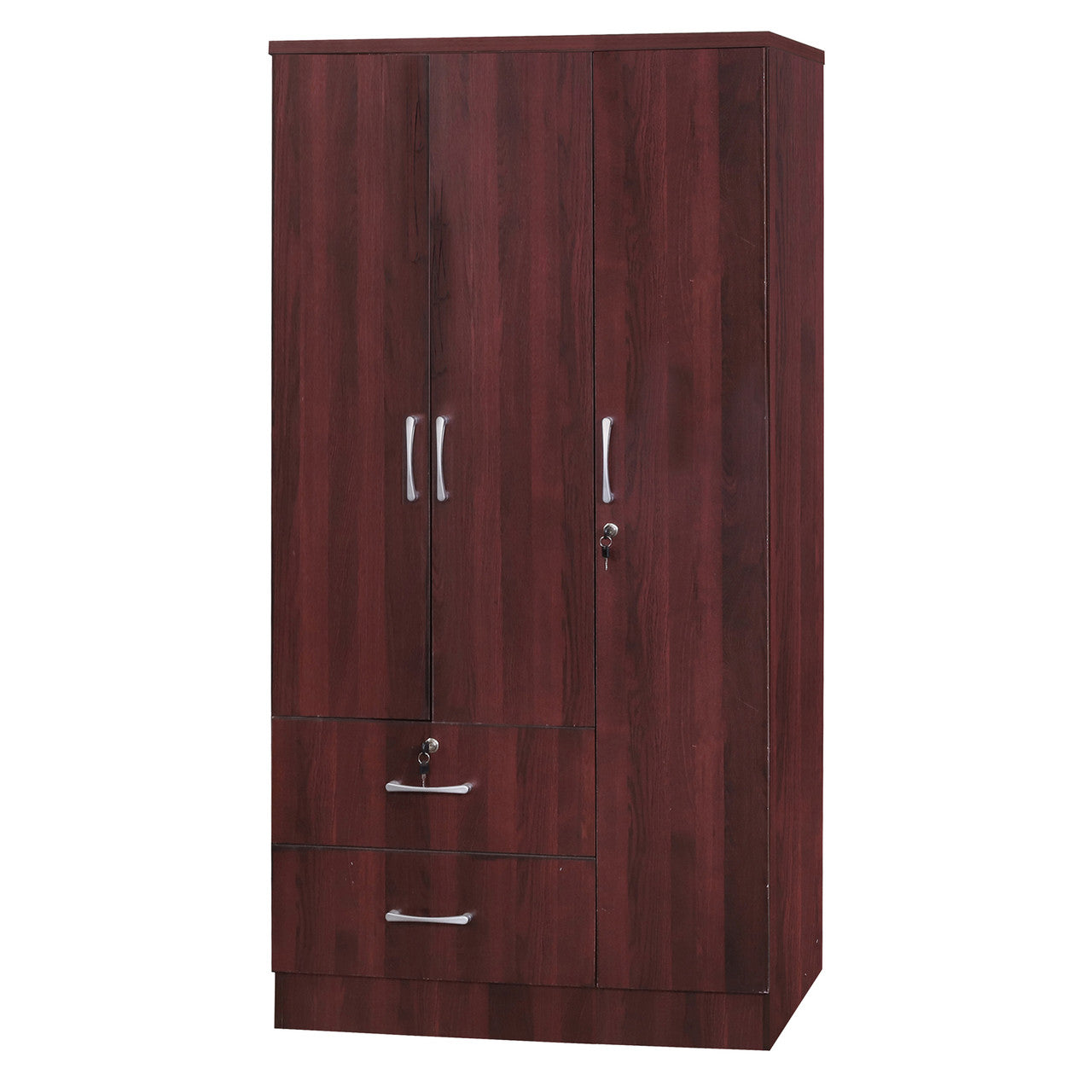 Go Green Woods Symphony Wardrobe Armoire Closet with Two Drawers