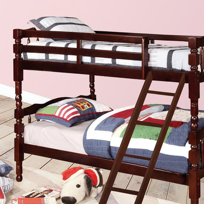 Go Green Woods Charlotte Twin Over Twin Solid Wood Bunk Bed