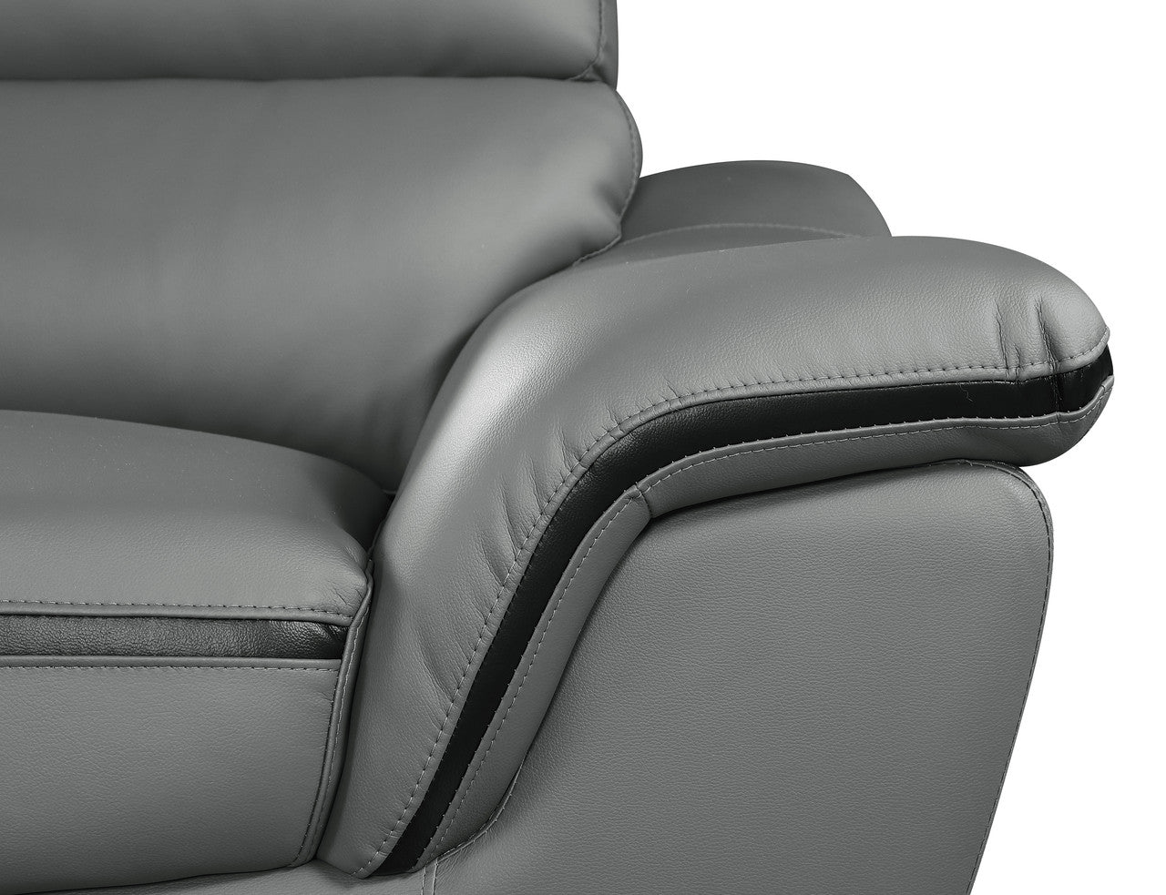 Celestial Genuine Leather Loveseat
