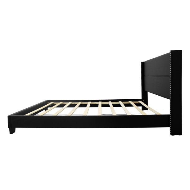 Go Green Woods Giulia Faux Leather Upholstered Twin Platform Bed