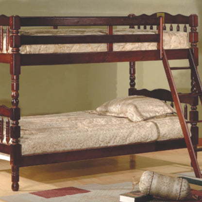 Go Green Woods Charlotte Twin Over Twin Solid Wood Bunk Bed