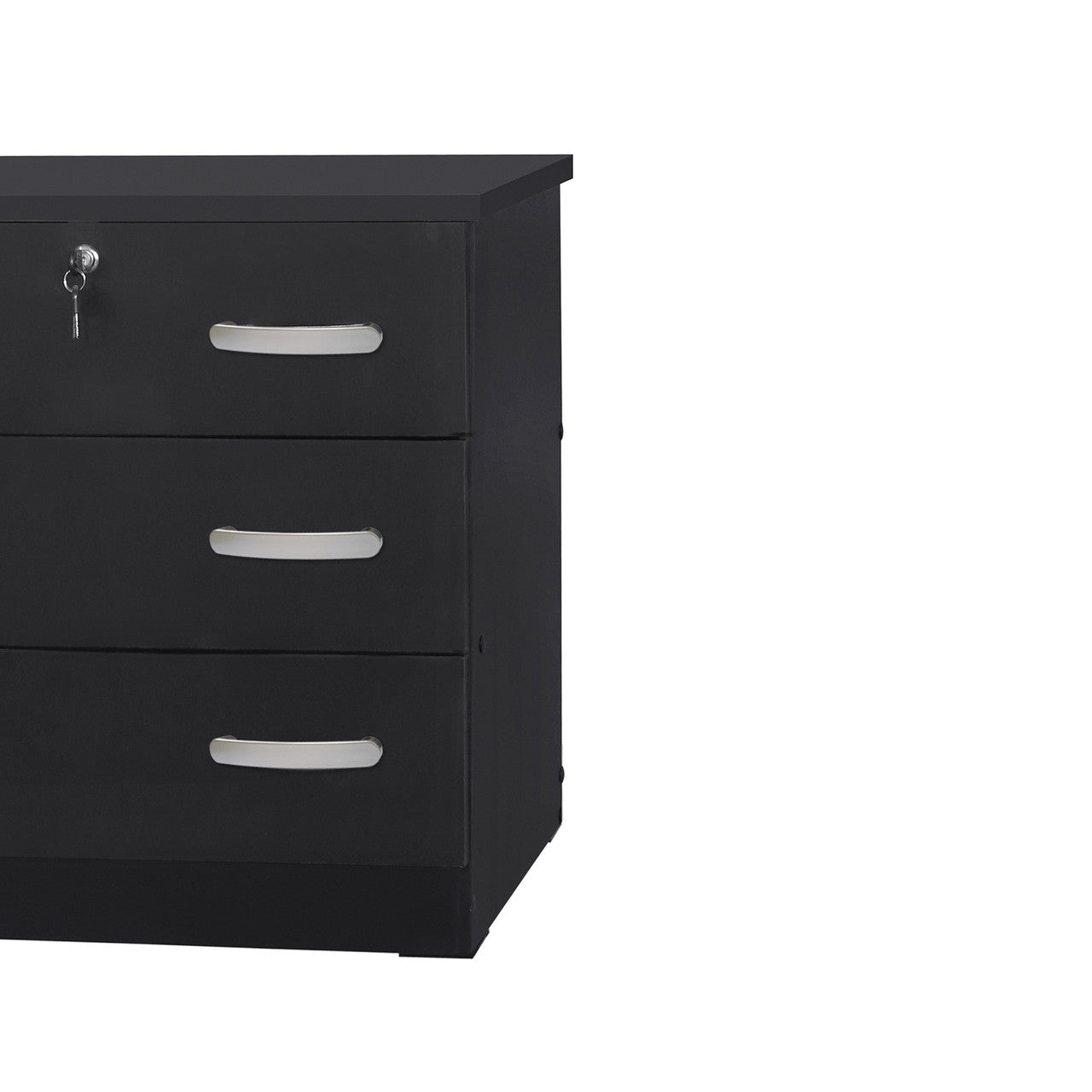Go Green Woods Cindy Wooden 3 Drawer Chest Bedroom Dresser