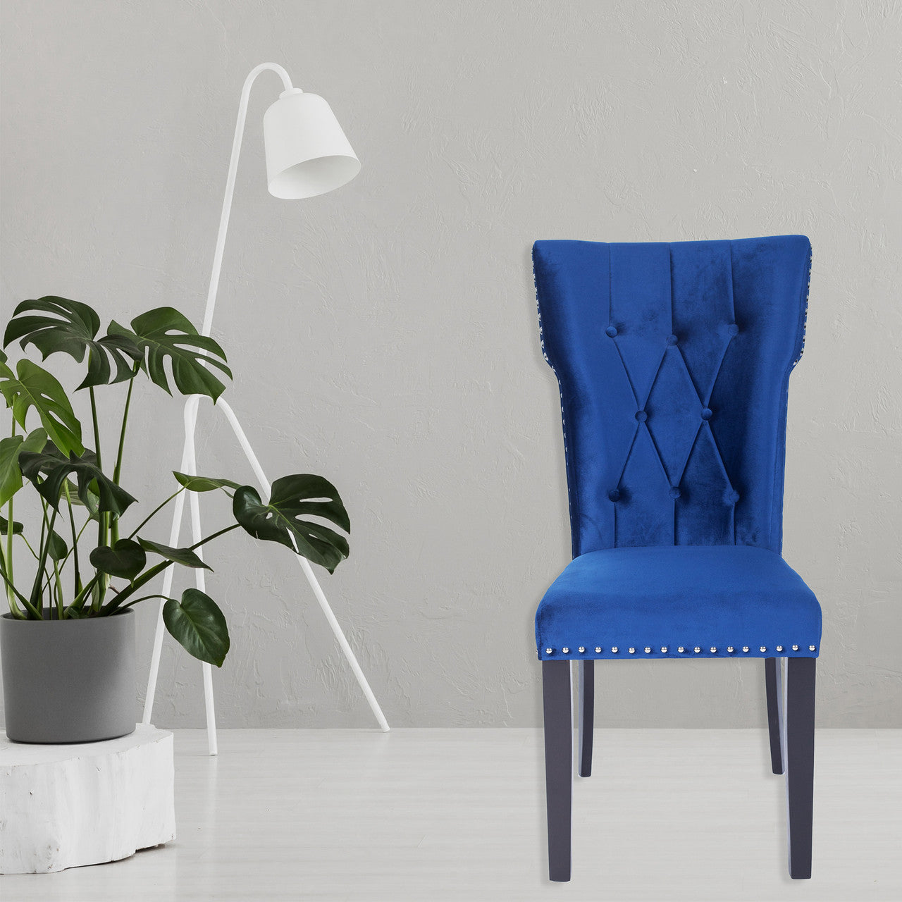 Go Green Woods La Costa Velvet Tufted Dining Chair Set of 2