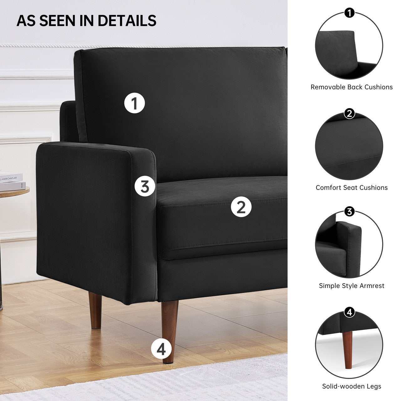 Midnight Sonata Loveseat