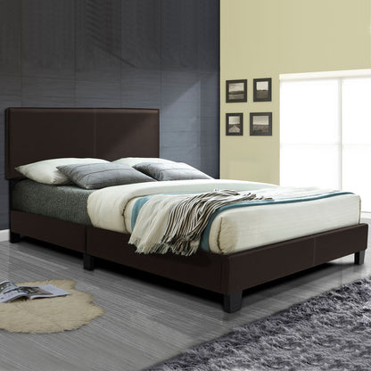 Go Green Woods Nora Faux Leather Upholstered Full Panel Bed