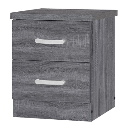 Go Green Woods Cindy Faux Wood 2 Drawer Nightstand