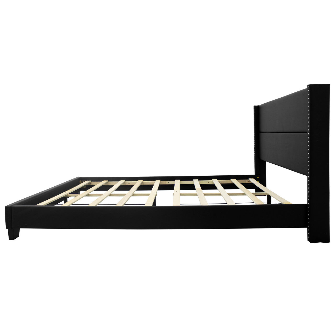 Go Green Woods Giulia Faux Leather Upholstered Full Platform Bed