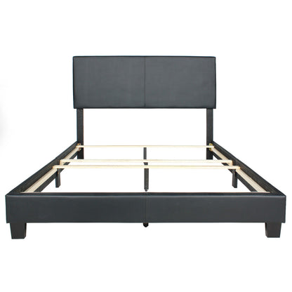 Go Green Woods Nora Erin Faux Leather Upholstered Queen Panel Bed