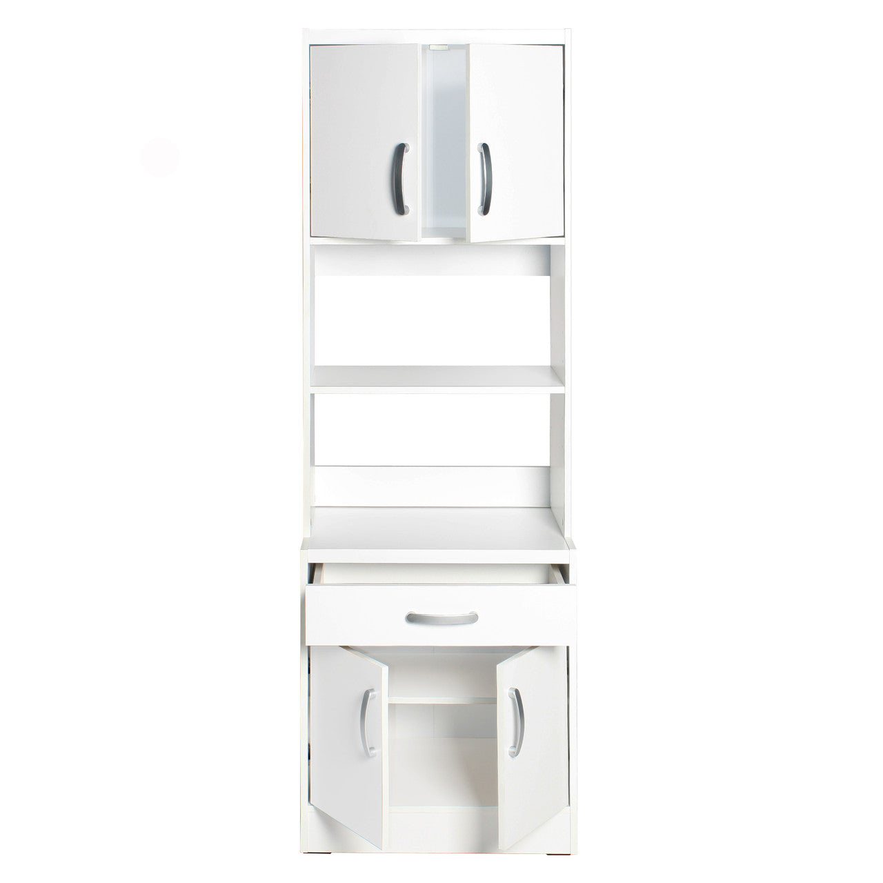 Go Green Woods Shelby Tall Wooden Kitchen Pantry
