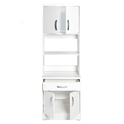 Go Green Woods Shelby Tall Wooden Kitchen Pantry