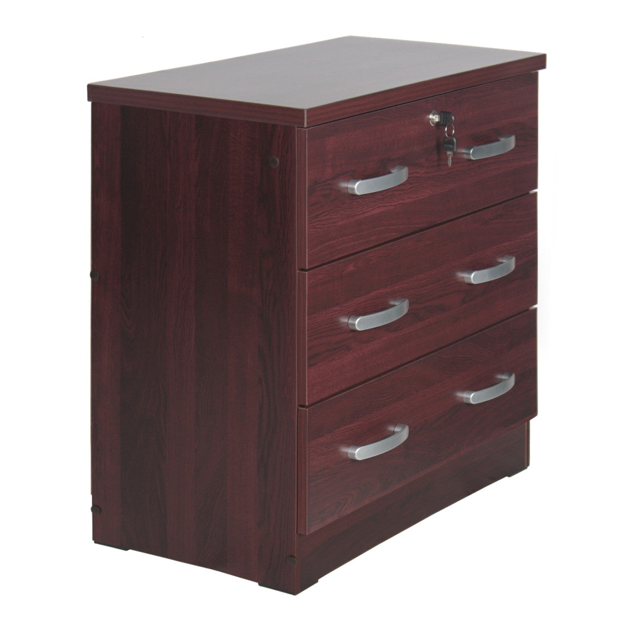 Go Green Woods Cindy Wooden 3 Drawer Chest Bedroom Dresser