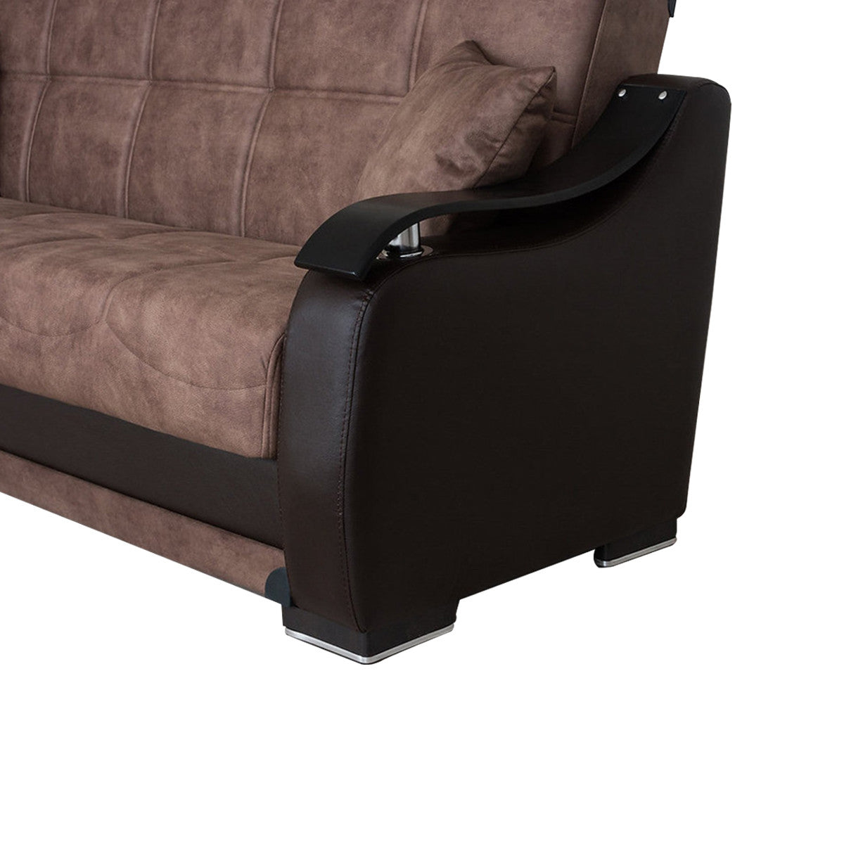 Zambak Brown Loveseat w-Storage