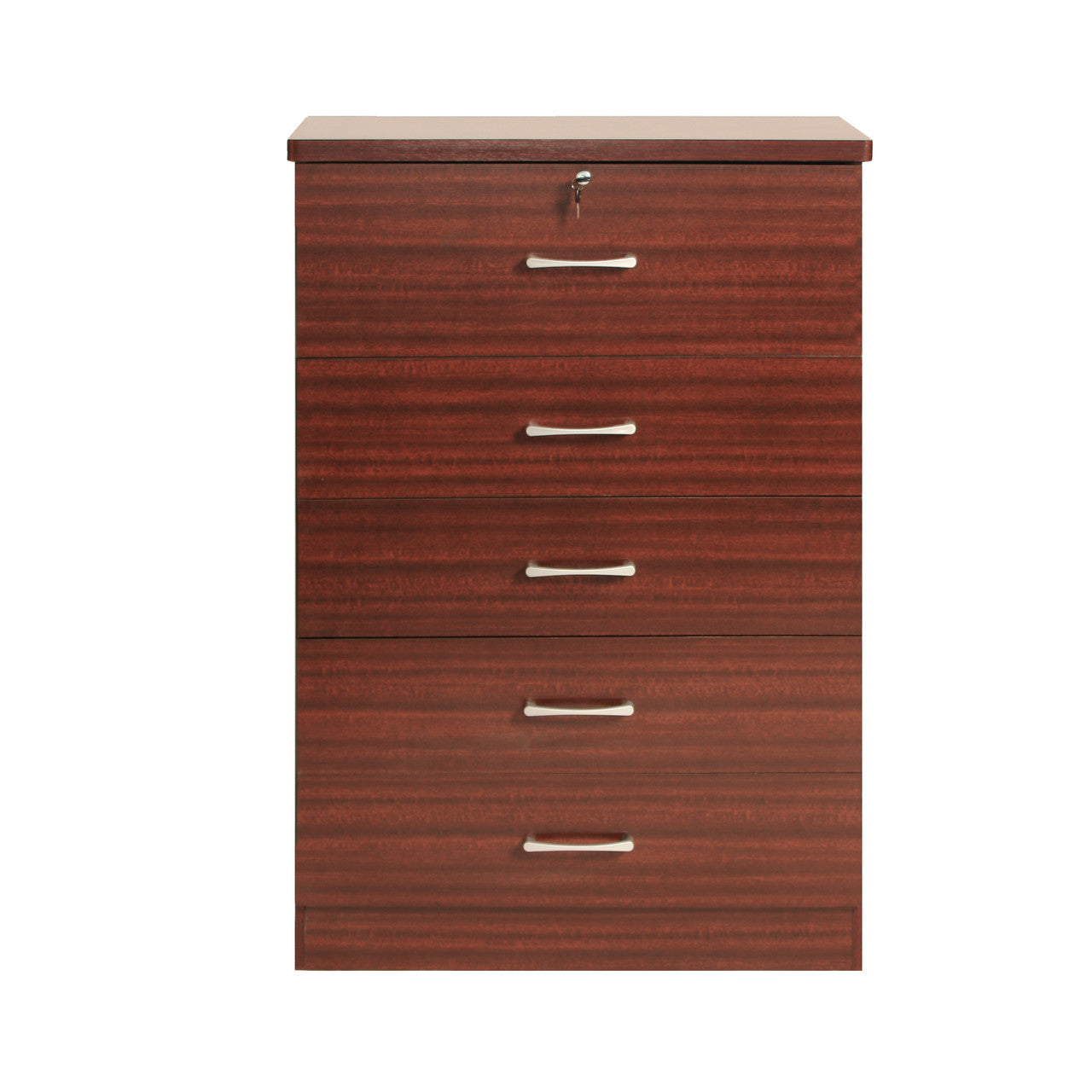 Go Green Woods Florence Wood 5 Drawer Dresser for Bedroom