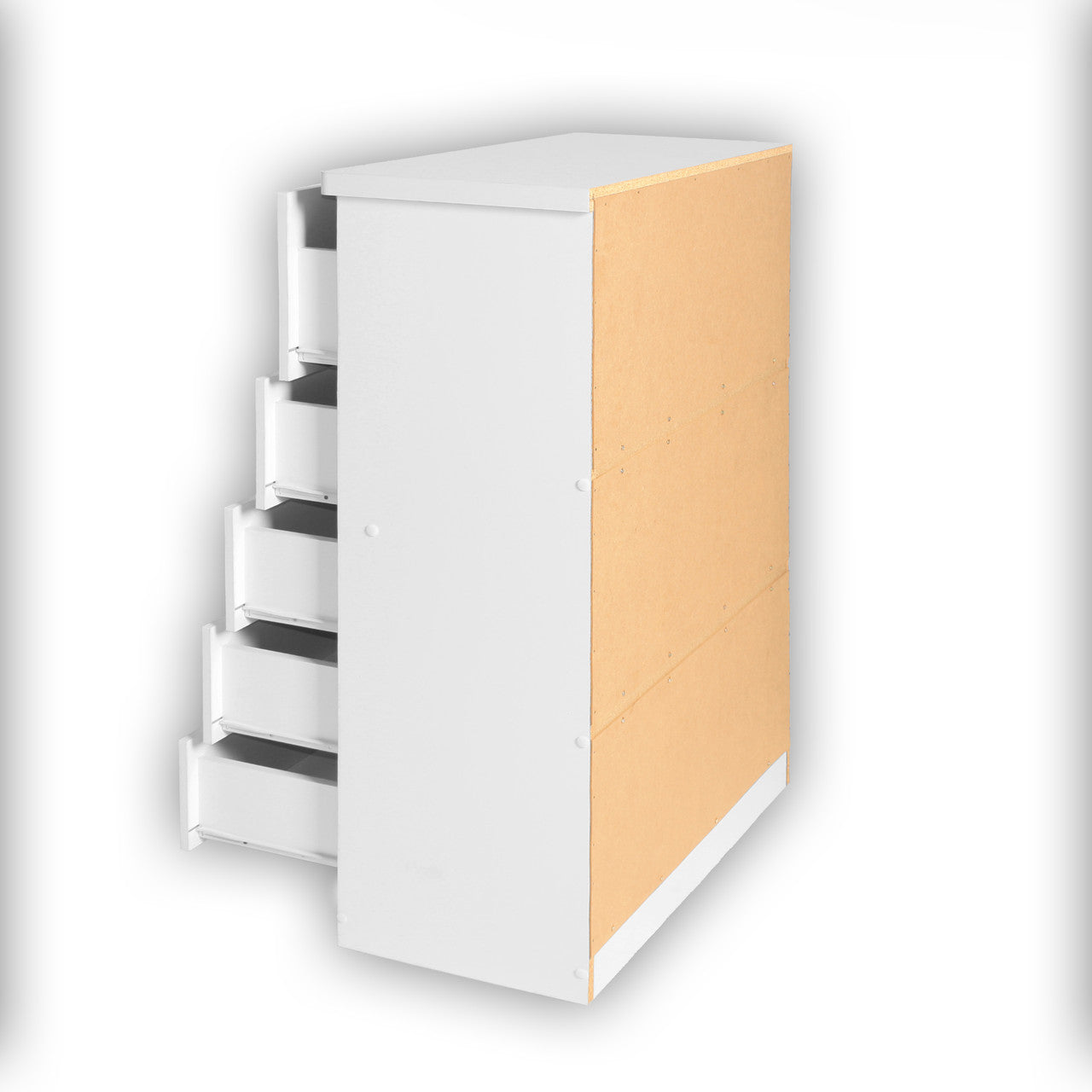 Go Green Woods Florence Wood 5 Drawer Dresser for Bedroom