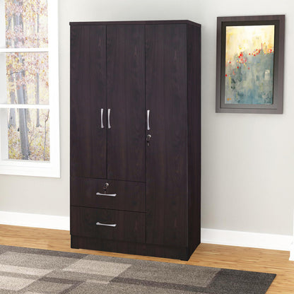 Go Green Woods Symphony Wardrobe Armoire Closet with Two Drawers