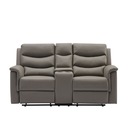 DreamSeat  2-Seater Motion Sofa Grey Pu