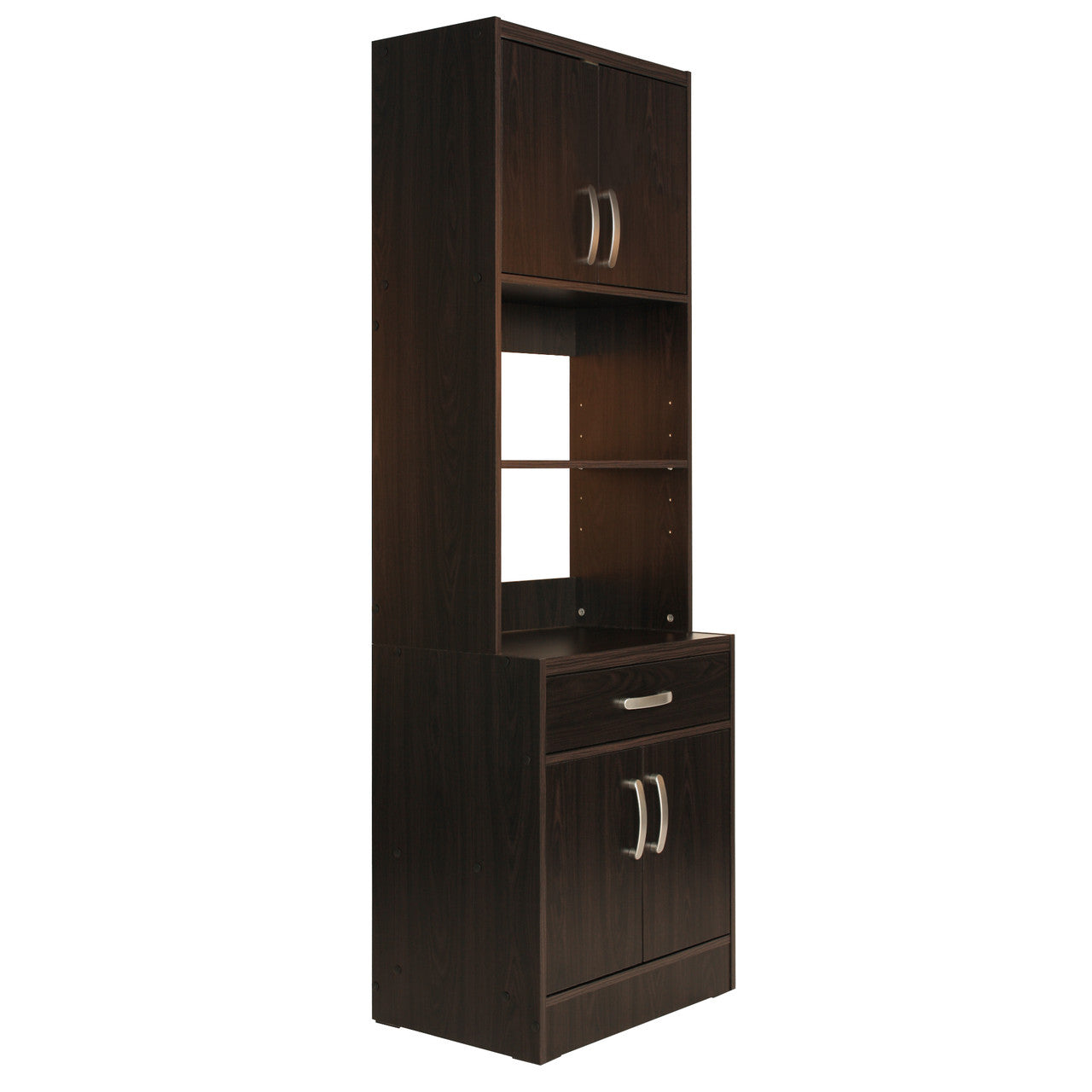 Go Green Woods Shelby Tall Wooden Kitchen Pantry