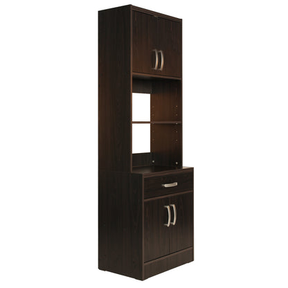 Go Green Woods Shelby Tall Wooden Kitchen Pantry