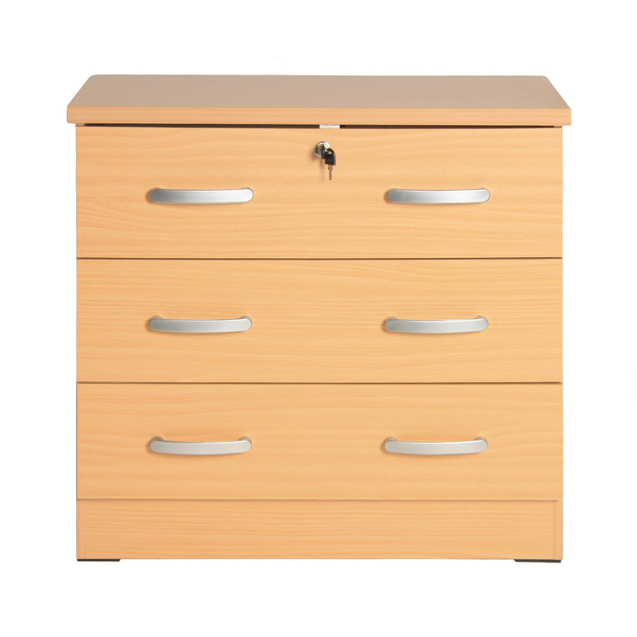 Go Green Woods Cindy Wooden 3 Drawer Chest Bedroom Dresser