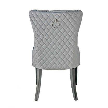 Go Green Woods Sofia Velvet Upholstered Tufted Dining Chair Set