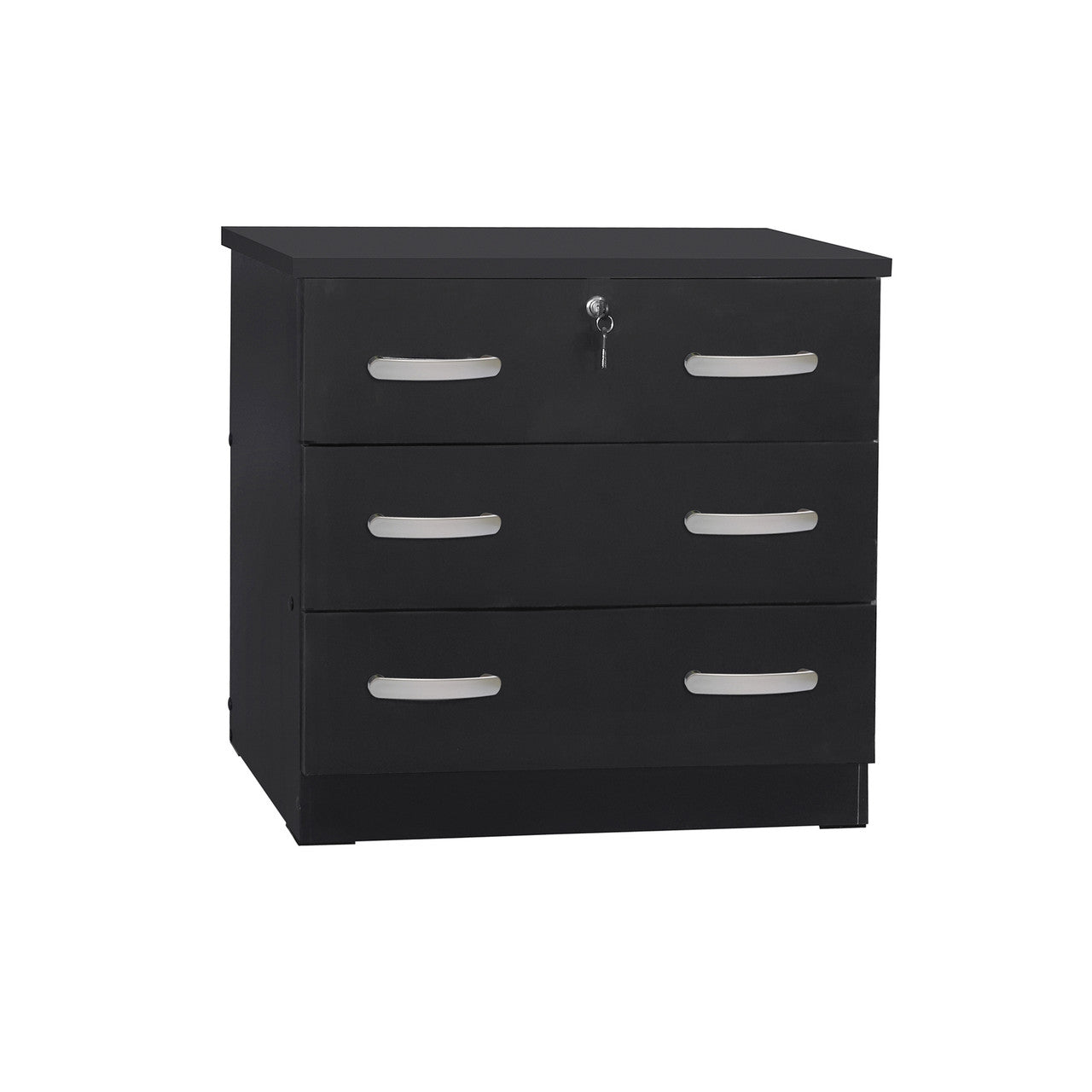 Go Green Woods Cindy Wooden 3 Drawer Chest Bedroom Dresser