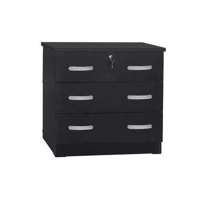 Go Green Woods Cindy Wooden 3 Drawer Chest Bedroom Dresser