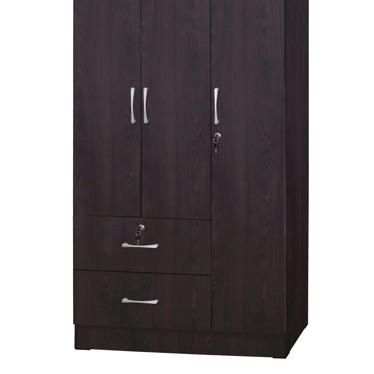 Go Green Woods Symphony Wardrobe Armoire Closet with Two Drawers