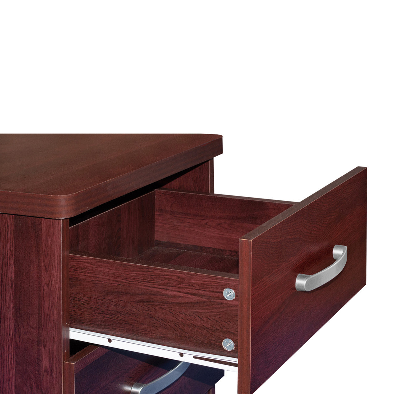 Go Green Woods Cindy Faux Wood 2 Drawer Nightstand