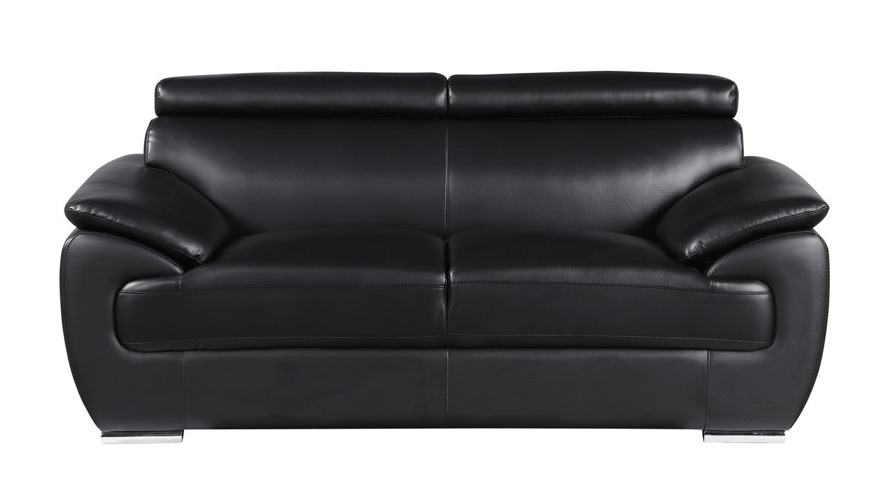 Haven Retreat Genuine Leather Loveseat